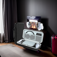 Étui EVA de rangement de voyage pour PS5 personnalisé, pochette rigide à fermeture éclair pour lecteur de jeu vidéo PlayStation PS Portal, transport à distance
