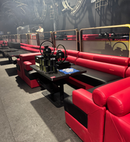 Projet de mobilier sur mesure pour boîte de nuit commerciale : sièges modulaires durables pour bar musical et discothèque