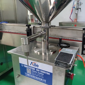 Máquina de llenado de pasta semiautomática neumática/máquina de llenado de mantequilla de maní presión Normal champú mantequilla - Product Image 6