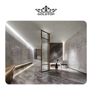 Dalle de marbre gris Goldtop Florence Surface polie Pierre naturelle haut de gamme pour la décoration de murs et de sols d'intérieur à la maison - Product Image 6