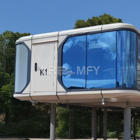 Villa Van Grande et Confortable, Maison Conteneur Contemporaine Étanche, Hôtel-Resort, Capsule Spatiale, Lit Capsule de Luxe