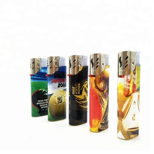 With Sticker Football <strong>Game</strong> Customized Design Windproof <strong>Lighter</strong> for Cigarettes - Product Image 1