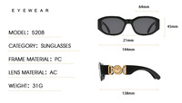 Lunettes de Soleil Carrées Blanches Personnalisées 2025 Unisexe en Gros, Verres Noirs Attribut Optique UV400, Conçues pour Hommes et Femmes