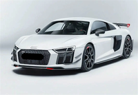 Véritable fibre de carbone P-style jupe latérale de lèvre avant diffuseur arrière kit de carrosserie de séparateur de pare-chocs avant pour kit de carrosserie Audi R8