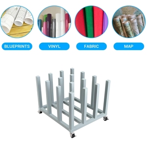 16-cuộn lớn Vinyl cuộn lưu trữ giá nặng nhiệm vụ giấy cuộn chủ cho kế hoạch lưu trữ/vải/butcher giấy tổ chức - Product Image 3