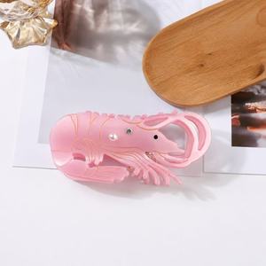 Pinces à cheveux en acrylique design, motif animaux, colorées, mignonnes, dinosaures, tendance, 8,2 cm, pour femmes et filles, accessoires pour cheveux - Product Image 6