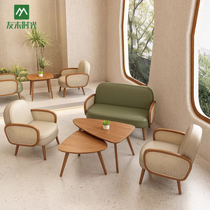 Mesas y Sillas Modernas y Cómodas para Cafetería, Duraderas y Ecológicas para Áreas de Descanso, Restaurantes y Cafés, Incluye Ratán Tejido - Product Image 4