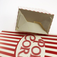 Emballage de conteneur de boîte de pop-corn en papier personnalisé jetable écologique