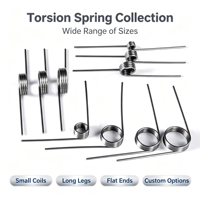 Vente en gros de ressorts de torsion en acier inoxydable, ressorts de torsion de petite taille pour accessoires de serrures de placards et de portes