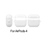 Casing Earphone Multifungsi 3D Sublimasi Kosong untuk Airpods 4 PC, Cetak Transfer Panas, Hadiah Promosi Custom