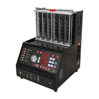 GATmatic - Probador y Limpiador de Inyectores de Combustible de Gasolina de 6 Cilindros, Máquina con Certificación CE para Talleres Automotrices