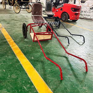 Mini chariot de course / chariot de promenade / chariot de marathon / mini chariot à chevaux à 2 roues / calèche pour poney - Product Image 3