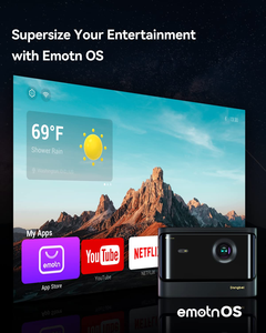 NBL New Dangbei <strong>Mars</strong> <strong>Pro</strong>-<strong>3</strong> 4K DLP Digital Mini Portable Projector Home Cinema Beamer Ultra Short Throw Laser Android 9 HIFI - Product Image 5