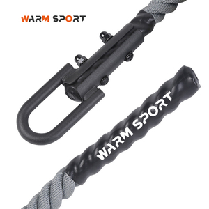 Vente flash : Cordes de combat lestées en nylon haute résistance personnalisées de 38 mm pour entraînement intensif en salle de sport, fitness et musculation - Product Image 4