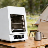 Four à convection intelligent 3-en-1 JingXin, friteuse à air, grille-pain, rôtissoire, multicuiseur pour la cuisson du poulet, des pizzas, des légumes, usage domestique, cuisine