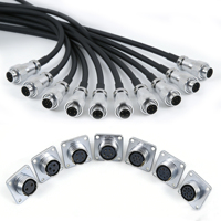 Kabel Konektor Docking CZJSMX TP16 2 Pin Jantan dan Betina, Kabel Lurus untuk Peralatan Industri