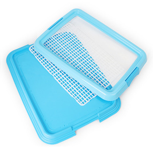 Wholesale Plastic Doggie Indoor Pet Potty Tray Park Corner Dog Toilet Dog Wee Pee Pads Tray Toilet for Dog - Product Image 2