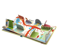Libro de Lectura Infantil Educativo en Inglés con Dinosaurios, Personalizado por Yimi, con Solapa 3D, de Cartón, con Tapa Dura Impresa