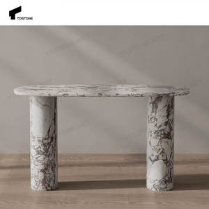 Tostone Calacatta Viola Marmor tisch Kaffee Marmor Wand Stein möbel ein mutiges Statement-Stück für elegante Wohnräume - Product Image 5