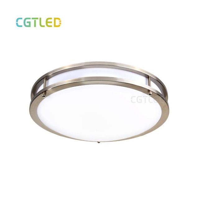 Home Decorative Double Ring Dimmable 10'' 12'' 14'' 16''  Round  Led Ceiling Light for Living Room