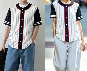 刺繍昇華ジャージ2025年卸売新品質野球ジャージ - Product Image 4