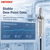 Capteur de point de rosée HENGKO HG602-D |   Transmetteur de point de rosée industriel 4-20mA et RS485 Modbus RTU pour sécheur d'air comprimé