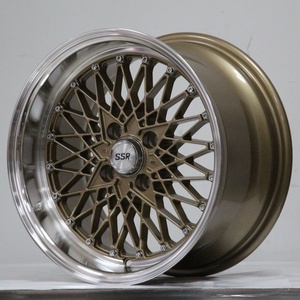 Rines Jy de 15 y 17 Pulgadas para Automóvil de Pasajeros, JDM 5x112 5x114.3, Rines de Aleación de Aluminio con Acabado Dorado para <span class=keywords><strong>Jaguar</strong></span> - Product Image 5