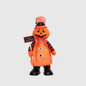 Spooky Classic <b>Orange</b> Pumpkin Decor Set of 2 DIY Carvable Props for Festive Holiday Party Home Display - Product Image 3