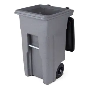 64 Gallon Trash Can with Wheel and Lid for Indoor or Outdoor Use