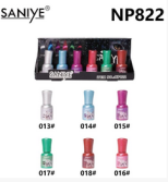 Vernis à ongles gel UV Gelish, non toxique, liquide mat, usage professionnel en salon, format bouteille, style luxueux NP822 - Product Image 1