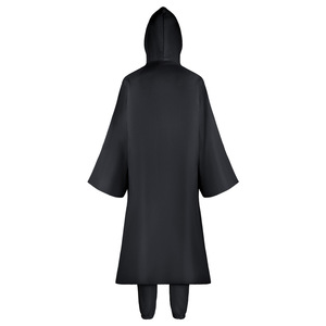 Costume de cosplay Jedi pour femmes Star Wars, robe à capuche marron et noire avec ceinture pour Halloween, jeu de rôle anime - Product Image 3