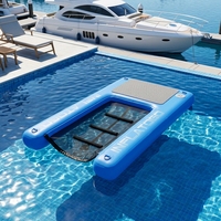 Rampe flottante gonflable pour chien en PVC, design personnalisable, pour sports nautiques pour animaux, planche pour chiot, capacité inférieure à 100 kg