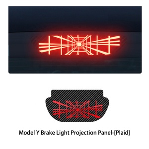 Autocollant pour feux de freinage Accessoires de voiture Autocollant de modification de projection de feux de freinage pour <span class=keywords><strong>Tesla</strong></span> Model Y - Product Image 6