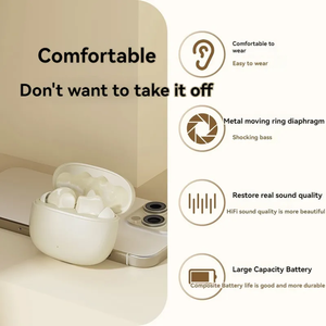 หูฟังไร้สาย <span class=keywords><strong>Q1</strong></span>หูฟังแบบมีไมค์ในตัวสวมใส่สบายพร้อมอายุการใช้งานแบตเตอรี่ที่ยาวนาน - Product Image 4