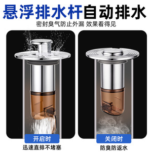 Desagüe de Piso Antirozorras Universal Roscado Anticorrosión Cilíndrico con Núcleo Interno Extendido para Uso en Baños - Product Image 5