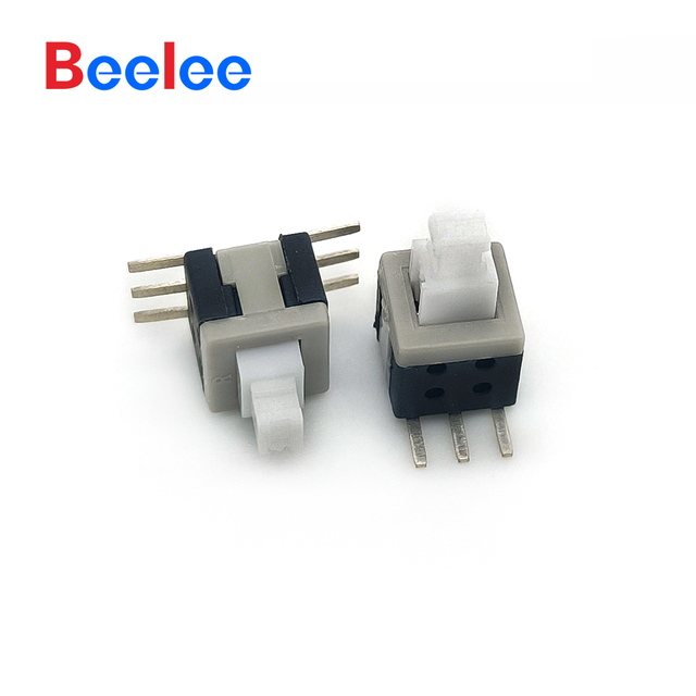 Beelee Self-locking Waterproof Micro Tact Switch Mini Push Button Switch