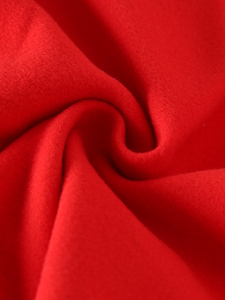 Красное платье принцессы для девочек с длинными рукавами и французским бантом, из мягкой, приятной для кожи и комфортной ткани, для маленьких девочек - Product Image 6