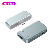 Projecteur d'écran sans fil F CHD09 1080P HD, prolongateur de signal 50M, transmetteur d'affichage sans fil 1-en-1 pour téléphone portable, téléviseur, moniteur