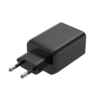 Adaptateur USB-C de haute qualité, type C, adaptateur secteur USB-C, chargeur 45W 2C, protection contre la surcharge, certifié CE ROHS GS