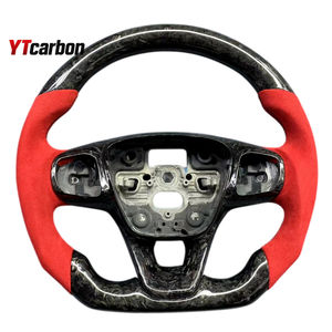 Volante <span class=keywords><strong>de</strong></span> Fibra <span class=keywords><strong>de</strong></span> Carbono Real Personalizado <span class=keywords><strong>de</strong></span> Estilo Racing para Transit Custom 20-24, Accesorios Interiores para Automóviles, Piezas <span class=keywords><strong>de</strong></span> Autobús - Product Image 2