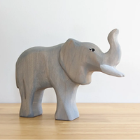 Jouet en bois en forme d'éléphant, jouet éducatif préscolaire pour enfants, jouet animal pour enfants, jouets Montessori, test EN71 ASTME CPC