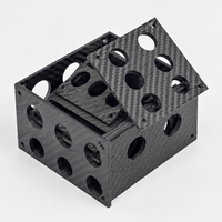 Lámina de Fibra de Carbono Forjada en Autoclave, Acabado Mate, Corte CNC, Tamaño Personalizado, Ligera y Rígida, para Estructuras de Drones, Robótica y Modelos RC