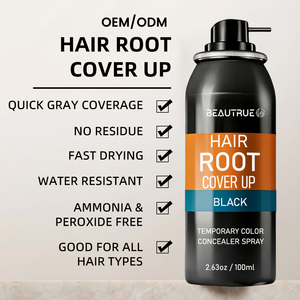 <span class=keywords><strong>Spray</strong></span> de Couverture des Racines Personnalisé à Marque Privée, Lavable, Couleur Temporaire pour <span class=keywords><strong>Cheveux</strong></span> Gris, <span class=keywords><strong>Spray</strong></span> <span class=keywords><strong>Retouche</strong></span> Racines, Vente en Gros Usine - Product Image 3