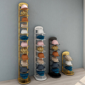 Support de casquette de baseball support de chapeau multicouche support de chapeau de baseball en métal debout de plancher présentoir de chapeau - Product Image 1