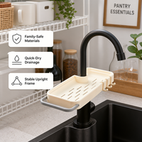 Organisateur de Robinet Multifonctionnel et Pratique pour Évier de Cuisine – Gain de Place
