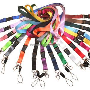 Nylon Lanyards Promotional Business Gift Event Neck Straps Nylon Webbing Mobile Phone Holder Lanyards