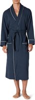 Peignoir Kimono Hôtelier Cinq Étoiles pour Femme et Homme, Romantique, Uni, 100% Coton Satiné Épais, ODM, Absorbant, Séchage Rapide, Doux, Luxe, Bleu