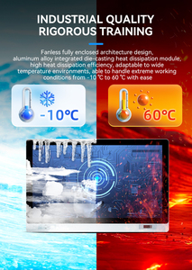 21.5 inch công nghiệp bảng điều chỉnh PC không quạt <span class=keywords><strong>Intel</strong></span> 8th Gen <span class=keywords><strong>i3</strong></span> <span class=keywords><strong>8130u</strong></span> thép không gỉ VGA hiển thị 8 gam 128 gam Linux Windows Hệ điều hành - Product Image 3