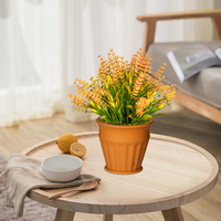Bonsaï artificiel Yicai, petit arbre en pot, simulation de fleurs, écologique, durable, minimaliste, décoration pour la maison et les hôtels.