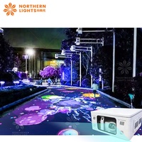 Système de projection au sol interactif Paysage extérieur Tout-en-un cartographie 3d Plancher interactif par projecteur pour jeux d'enfants